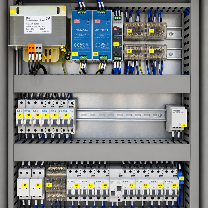 Quadri elettrici e automazione industriale.11