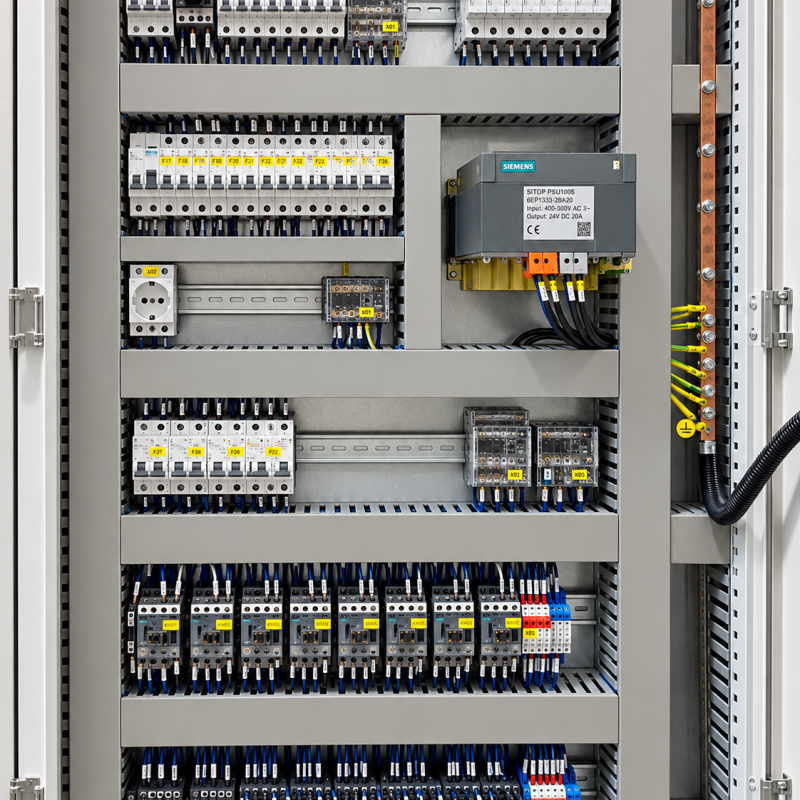 Quadri elettrici e automazione industriale.14