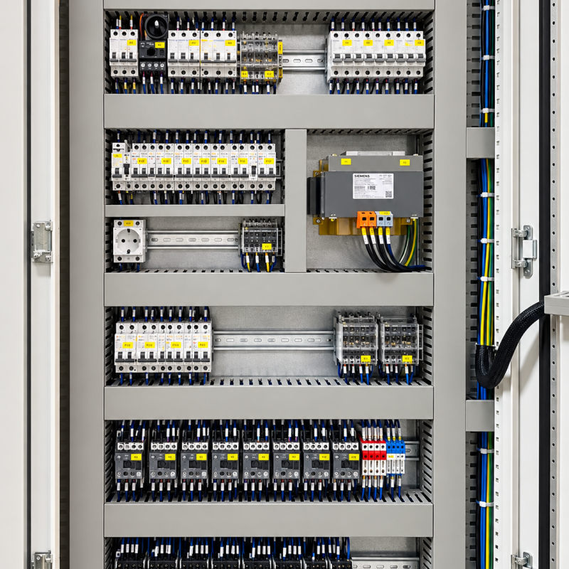 Quadri elettrici e automazione industriale.17